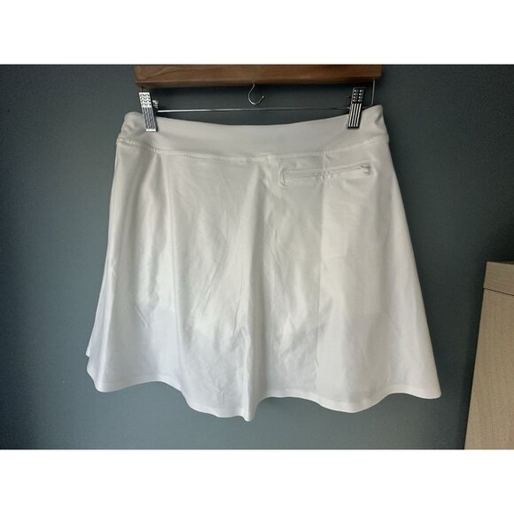 G Fore Skort Womens SZ M White Effortless Pull On Sporty Golf Mini Skirt Preppy - Picture 5 of 7
